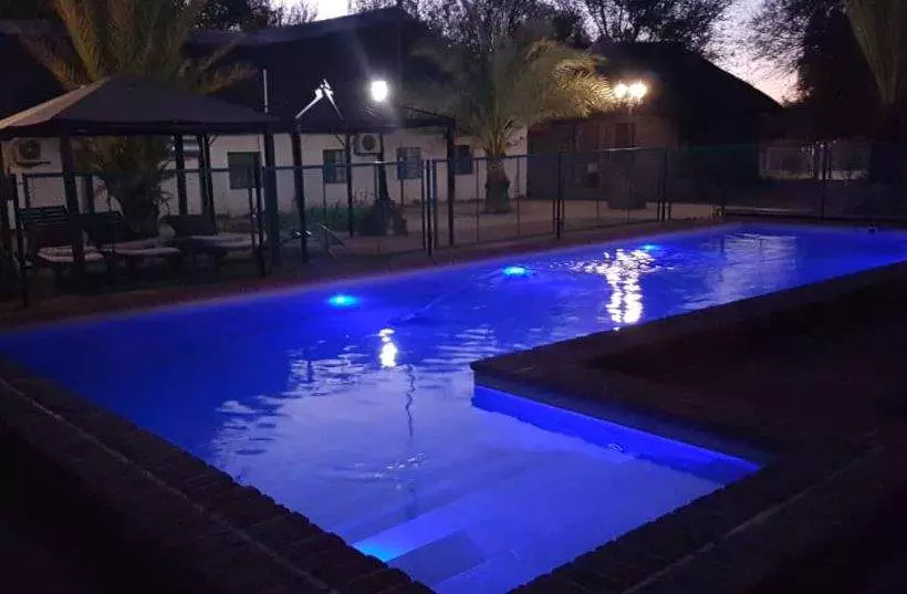 Pool at night
